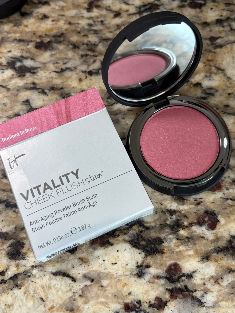 ❤️💤ITCosmetics Vitality Cheek Flush Blush Stain Radiant in Rose